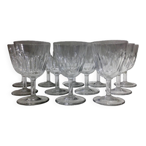 baccarat – 12 verres - cristal