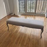 Linen fabric bench Pierre Frey