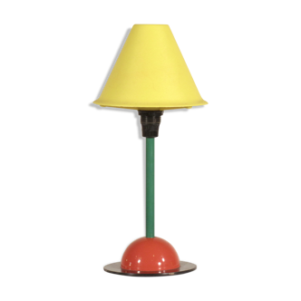 Lampe de table colorée 1980's
