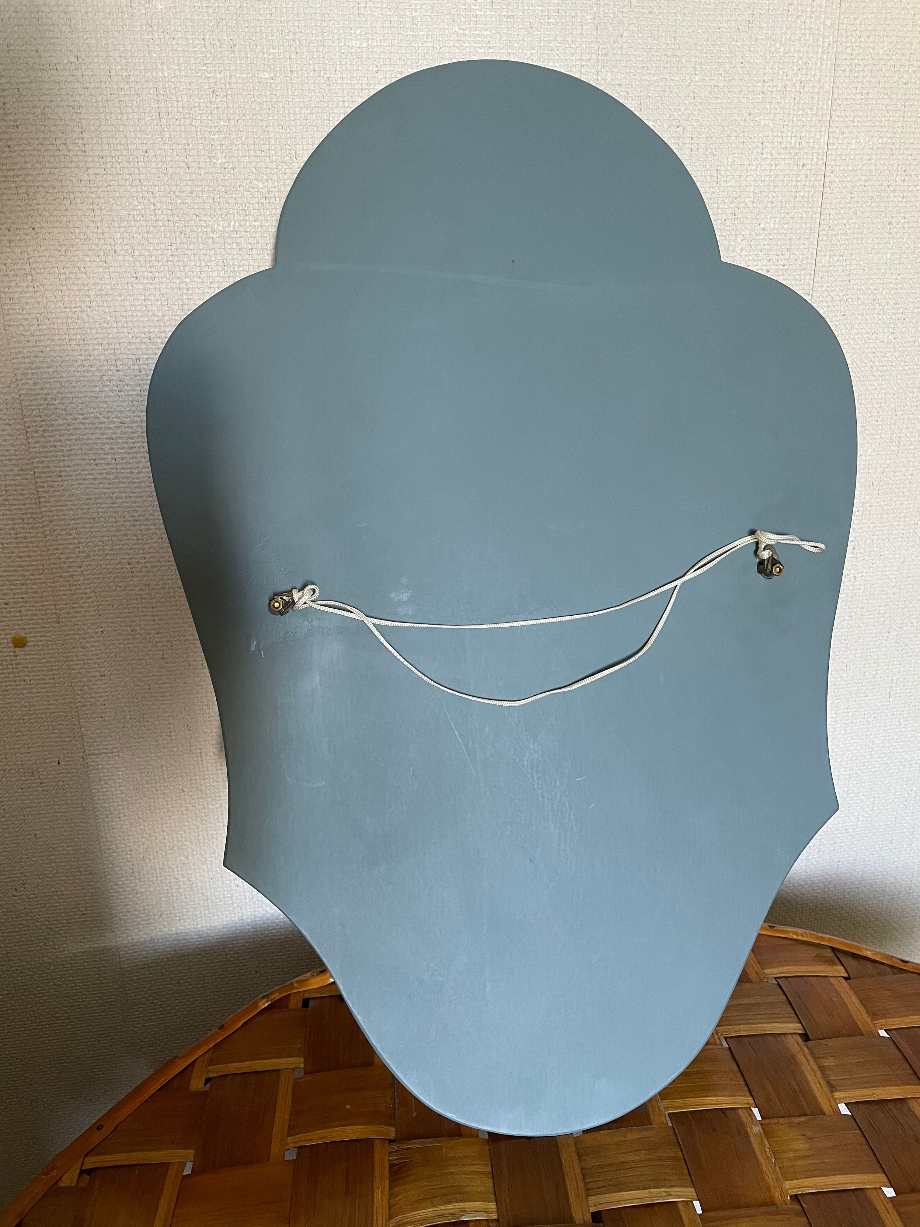 Beveled mirror 40s/50s 44x65cm