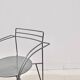 Chaise « Lune d’argent » de Pascal MOURGUE pour FERMOB en métal, 1980
