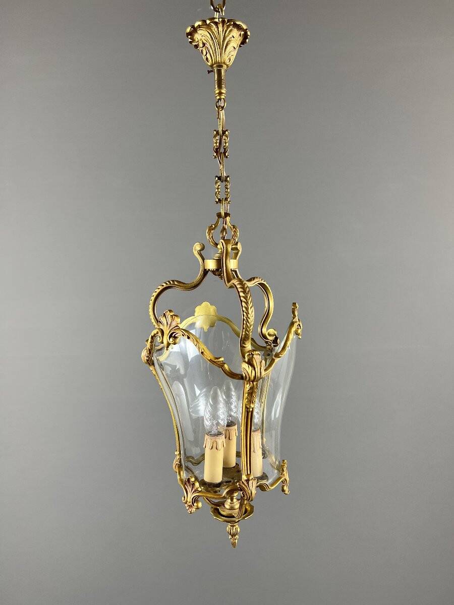 Louis XV style hanging lantern, 20th century