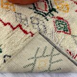 Handcrafted Moroccan Berber carpet 195 x 155 CM