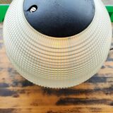 Old holophane ball industrial table lamp