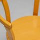 Stackable chairs in curved beech.
