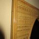 Miroir rotin années 60 57x28cm