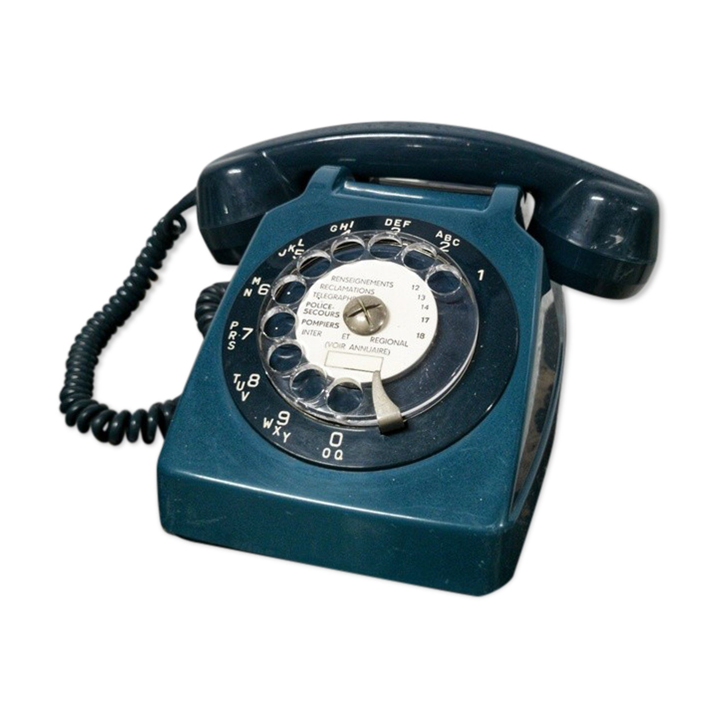 Duck blue dial phone