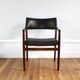 Vintage Scandinavian armchair in rosewood by Erik Worts, 1960.