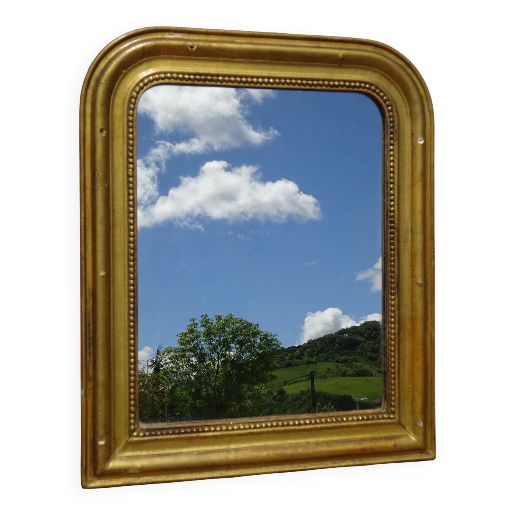 Très ancien miroir au mercure, Louis Philippe