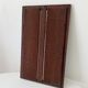 Vintage rectangular mirror in solid wood