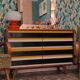 Chest of drawers U 453 Yellow by Jiri Jiroutek for Interier Praha, old edition from 1962