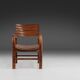 Art Deco wooden armchair 1930