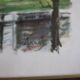 Watercolor “Paris. The Sacred Heart” by Arno, 1960