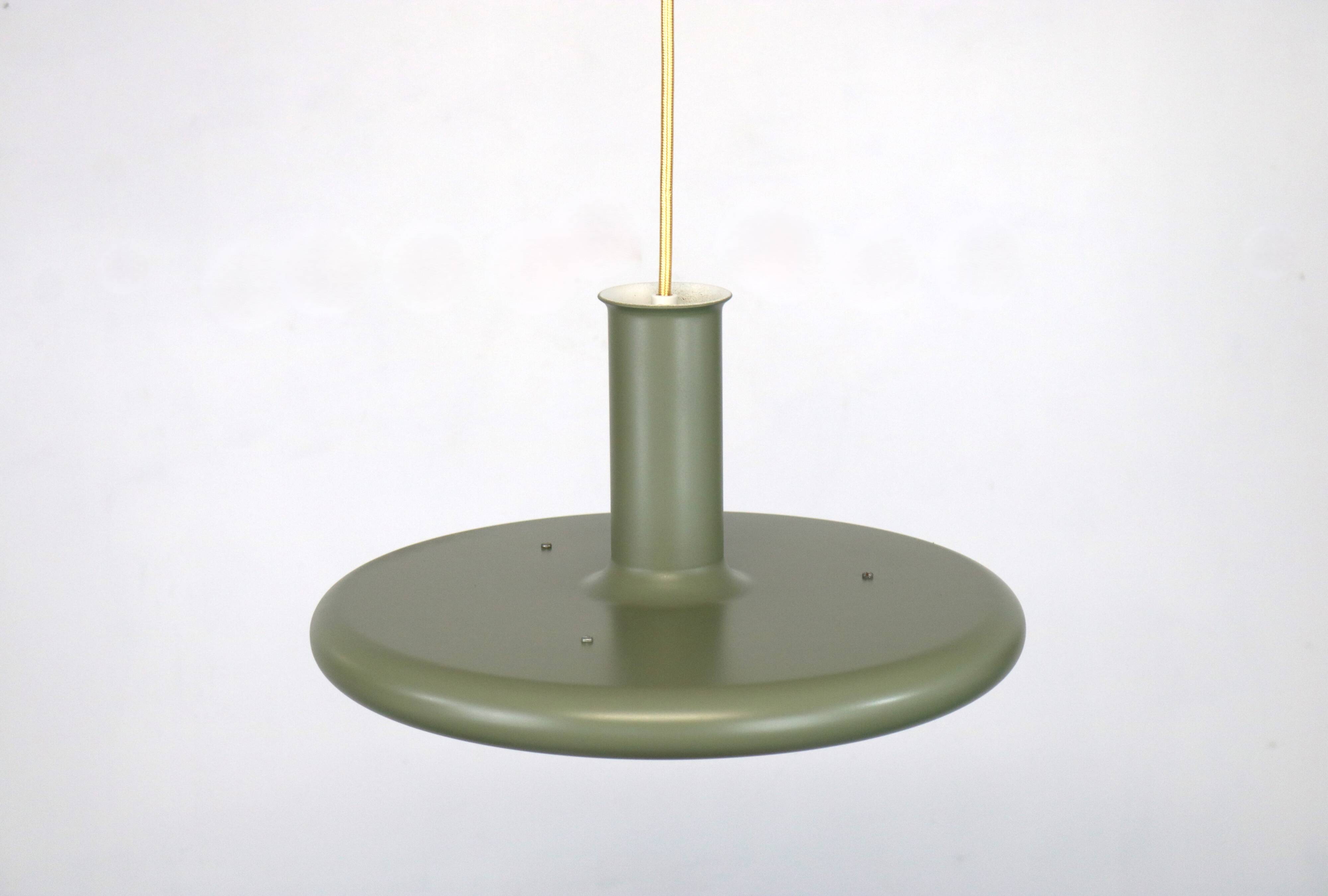 Superbe lampe design vintage Fog & Morup - modèle Optima vert - conçue par Hans Due