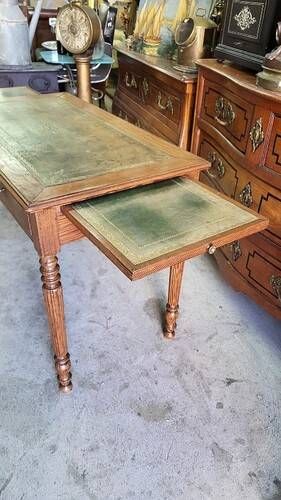 ANTIQUE DESK WITH 2 TABLETS FROM THE 19TH CENTURY