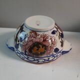 Gien earthenware bowl with peony decoration