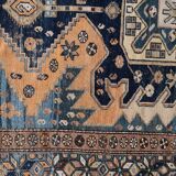 Handmade antique Caucasian Shirvan rug 126cm x 191cm, 1900s