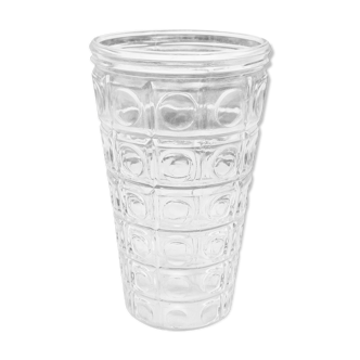 1970 moulded glass vase