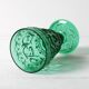 Vintage Green Stem Glass Arabesque / Wine Goblet Baccarat / France / 1840s