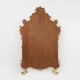 Grand miroir rococo doré en résine, Belgique, années 1950.