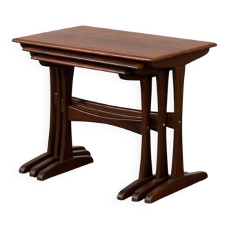 Tables gigognes en palissandre Kai Kristiansen pour Vildbjerg Möbelfabrik, Danemark