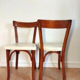 Pair of Baumann bistro chairs