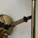 Brass and white opaline glass wall light, Arlus design 1950.