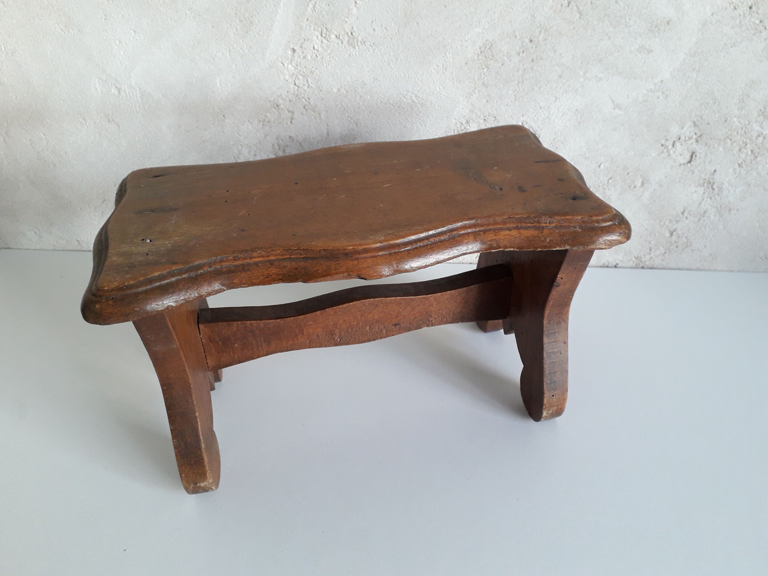Old wooden stool or step