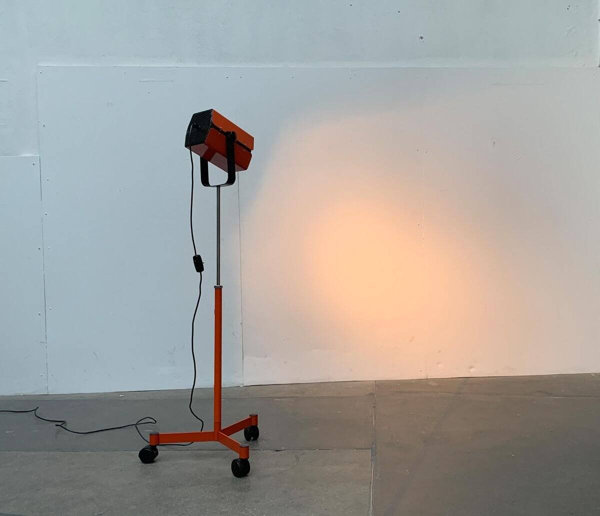 Vintage Swedish Space Age floor lamp by Alda.