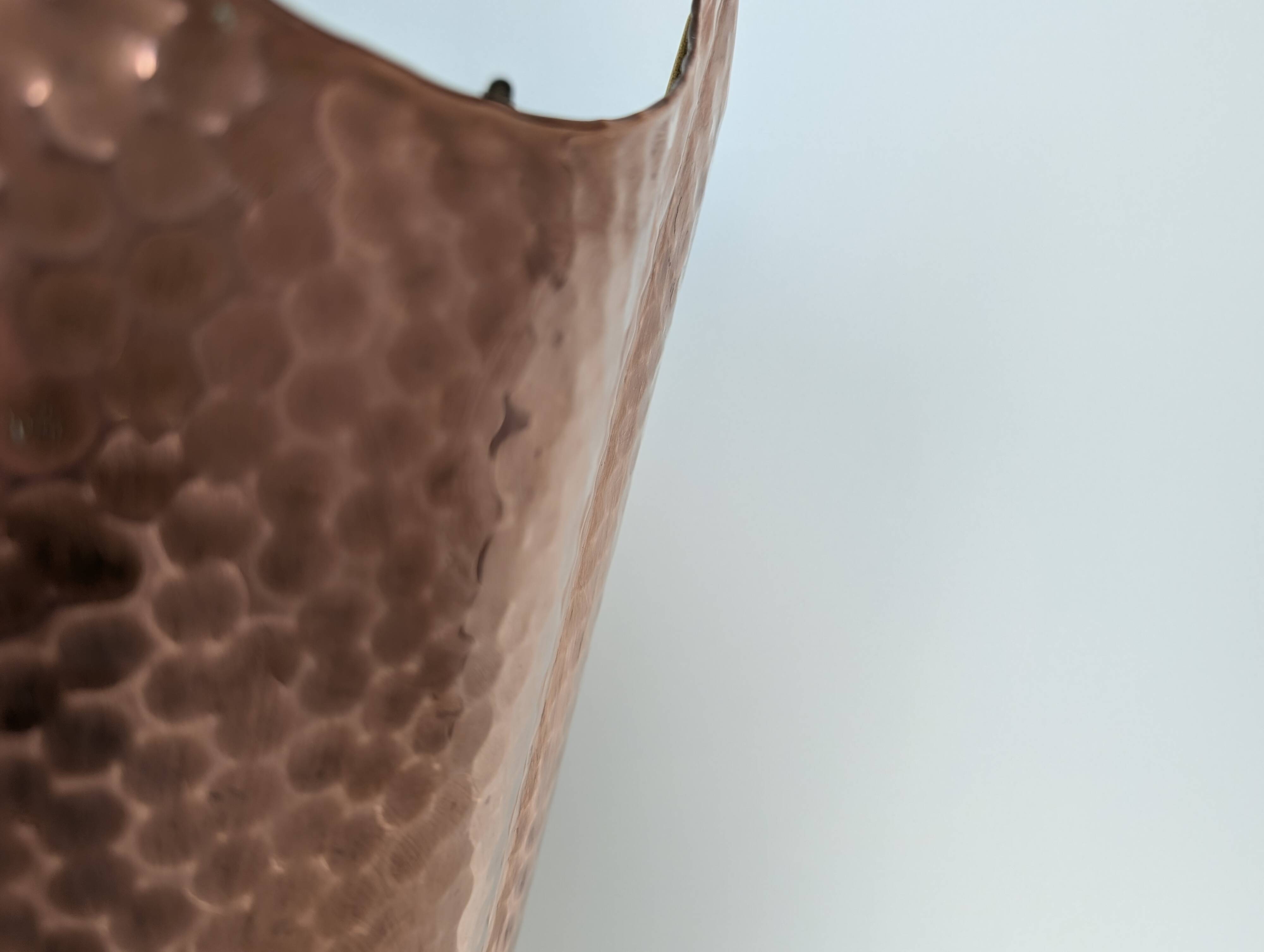 Copper and brass umbrella stands