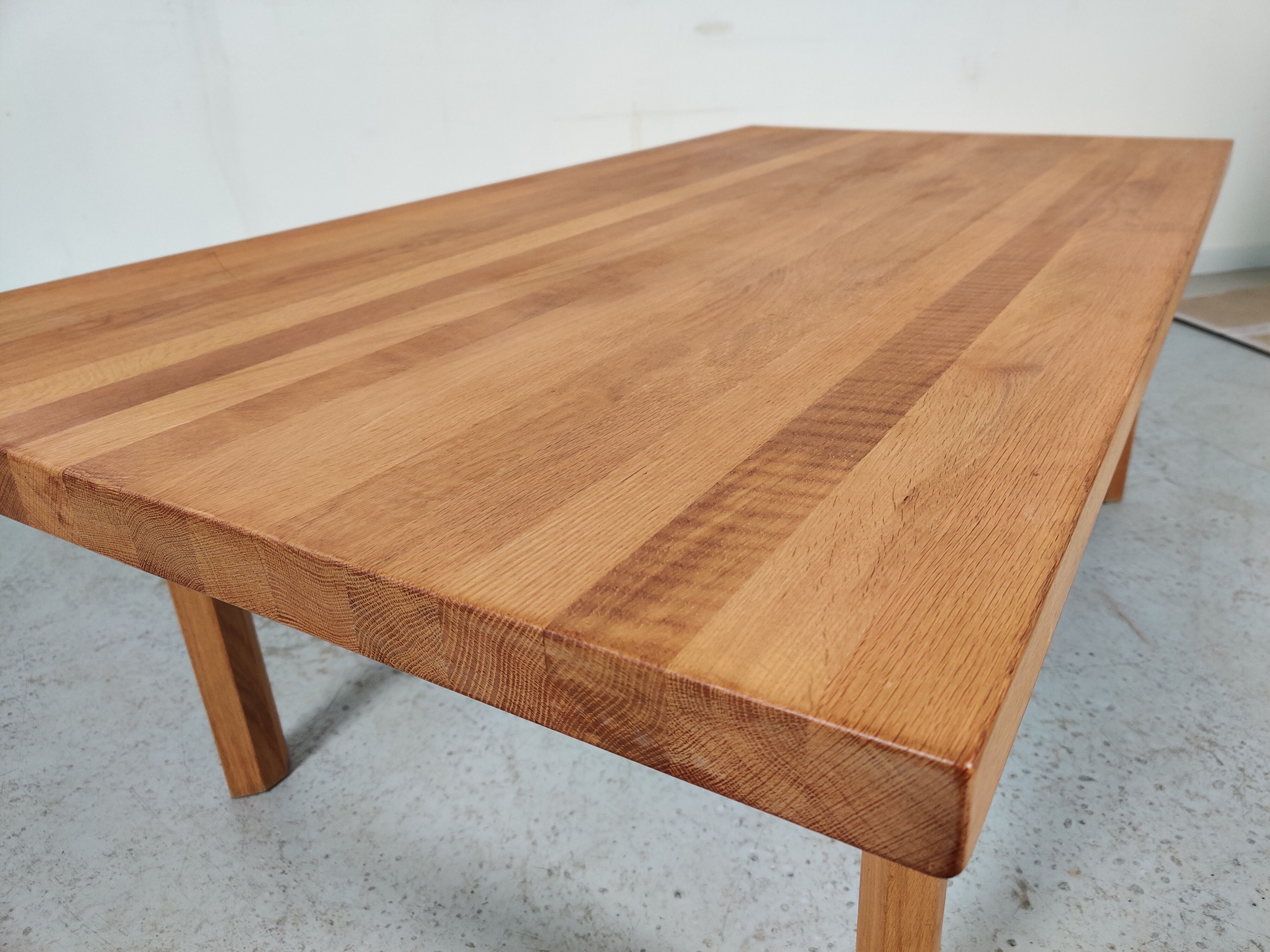 Scandinavian coffee table Mickaël Laursen in solid oak, Denmark 1960s