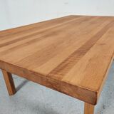 Scandinavian coffee table Mickaël Laursen in solid oak, Denmark 1960s