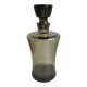 Carafe en verre fumé années 70