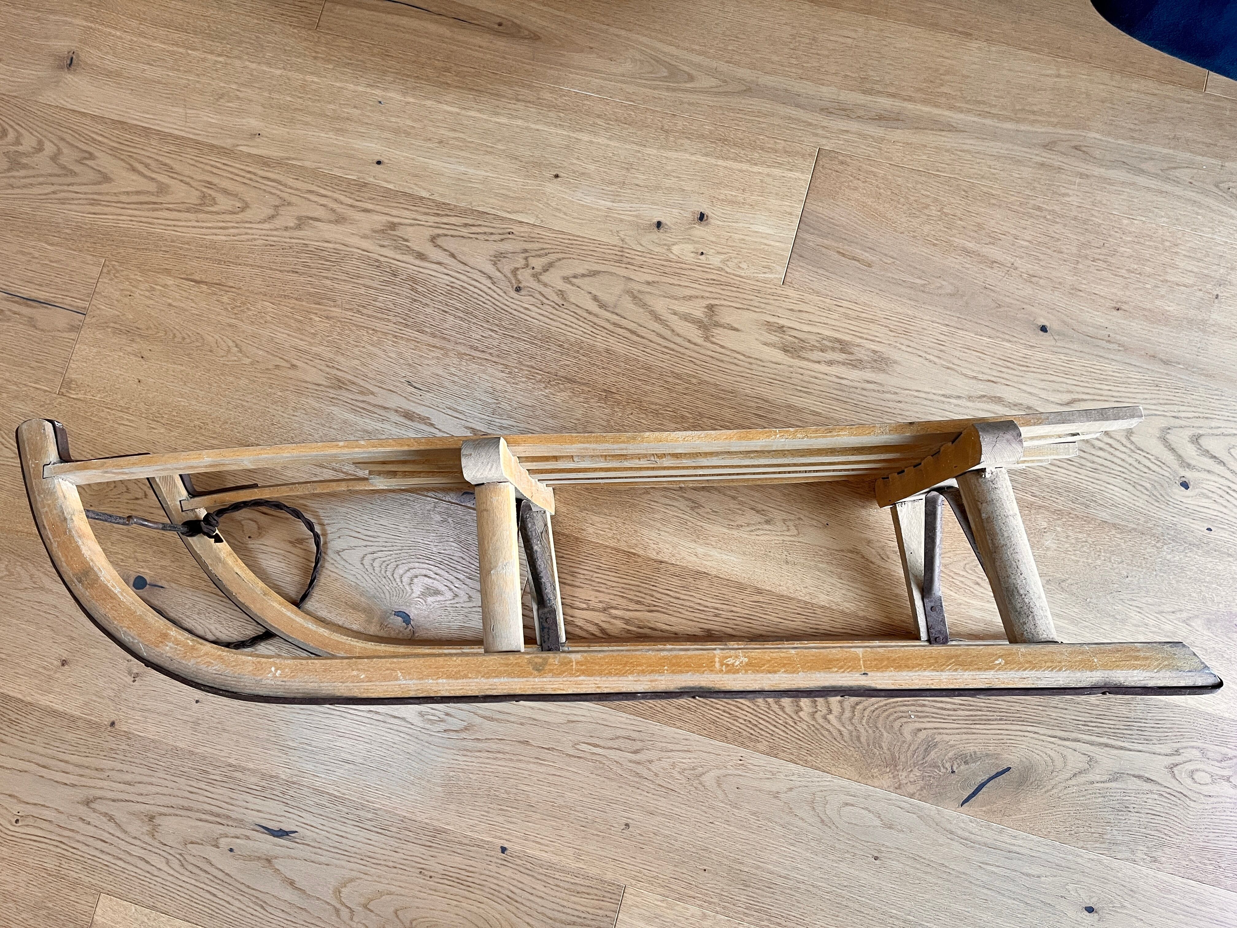Wooden sled