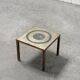 Table d'appoint Marc D'haenens Sculpture Brutaliste, Belgique 1970's