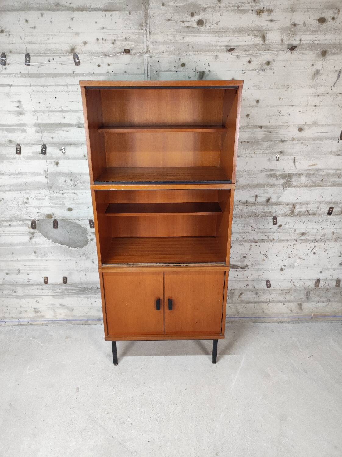 Vintage bookcase shelf