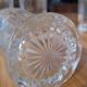 6 verres ciselés en verre épais
