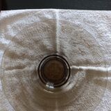 Smoked glass compote bowl