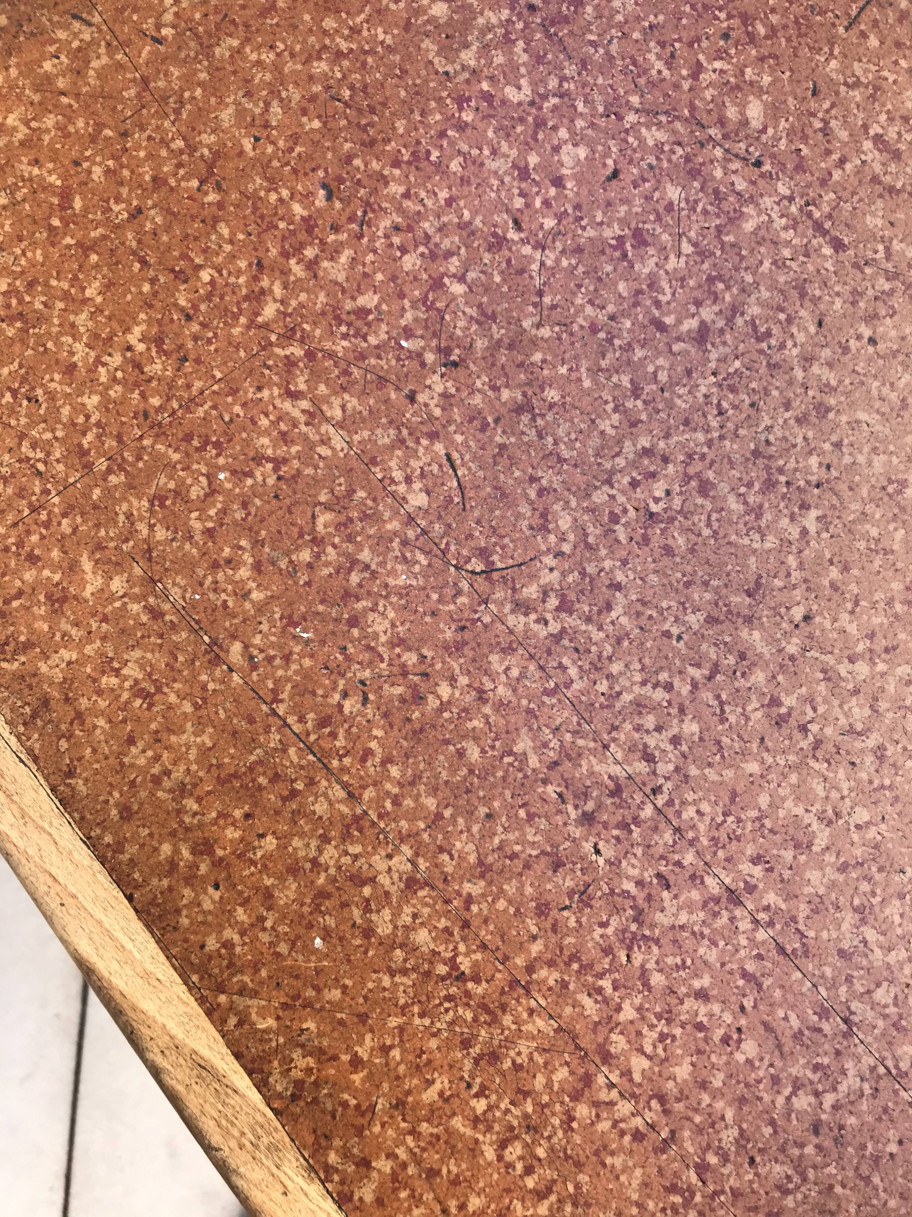 Lot of 4 bistro chairs stamped Baumann