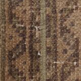 Vintage Turkish Oushak Rug Handwoven 53x560 cm