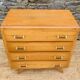 Vintage chest of drawers with 4 drawers from the 1960s.