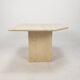 Italian Travertine Coffee Table, 1980s