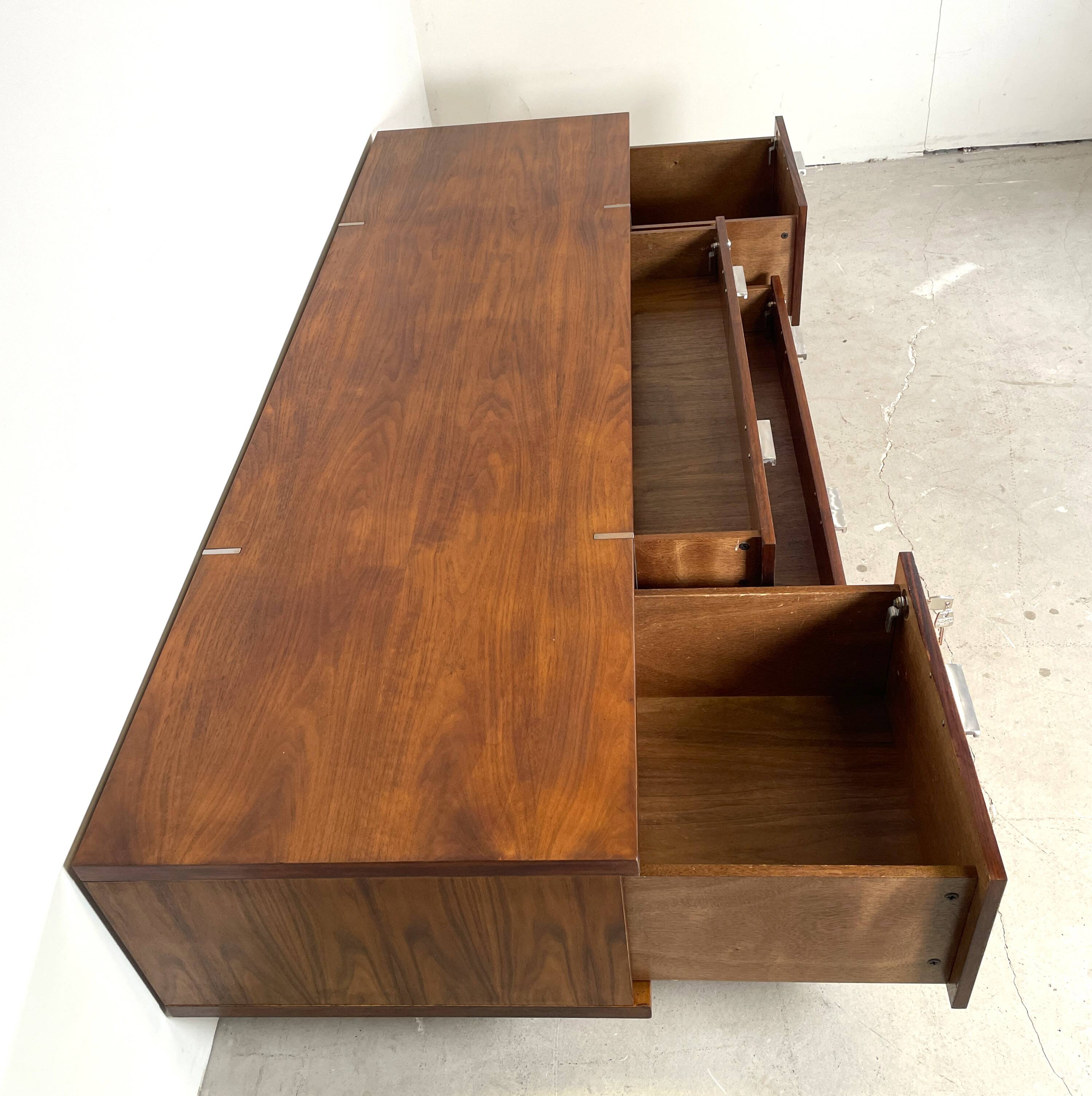 Vintage sideboard on stainless steel legs