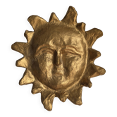 Beautiful Sun golden mural – Line Vautrin style / Sun King spirit