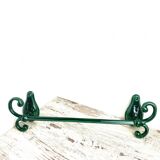 Enamelled cast iron towel holder