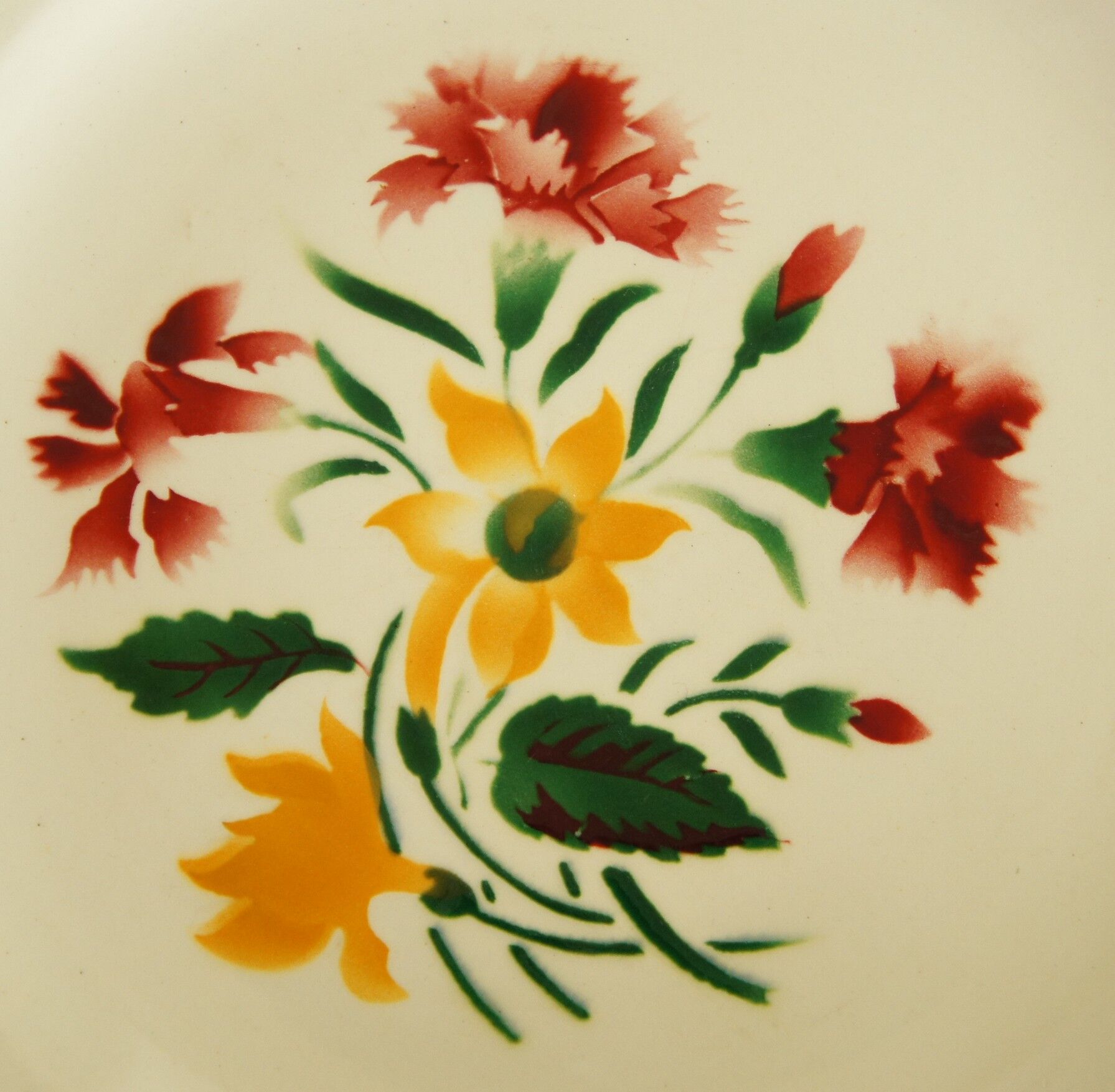 Digoin Hollow Plate - Sarreguemines "Esper" 1940