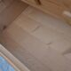 Antique pine commode interior's