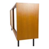 Buffet vintage en teck avec portes coulissantes, 1971