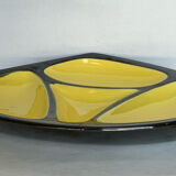 Ceramic cup with compartments