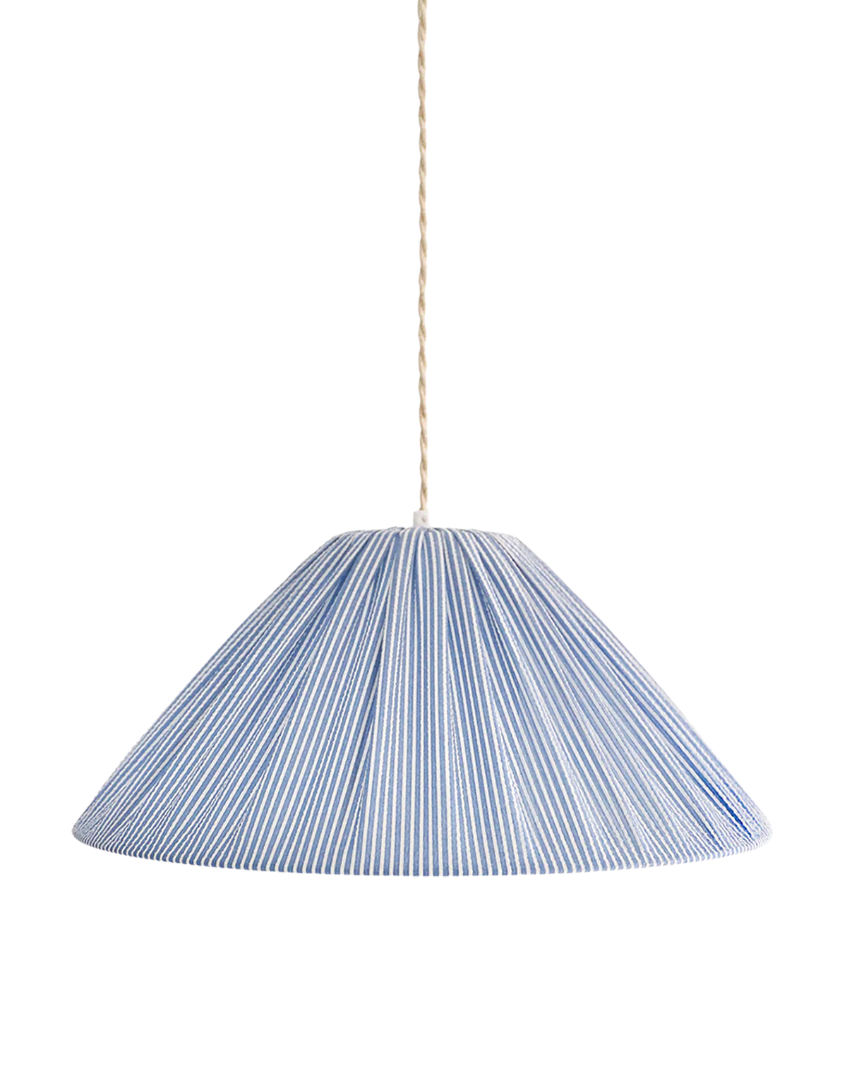 Conical suspension fine stripes Malala "marine"